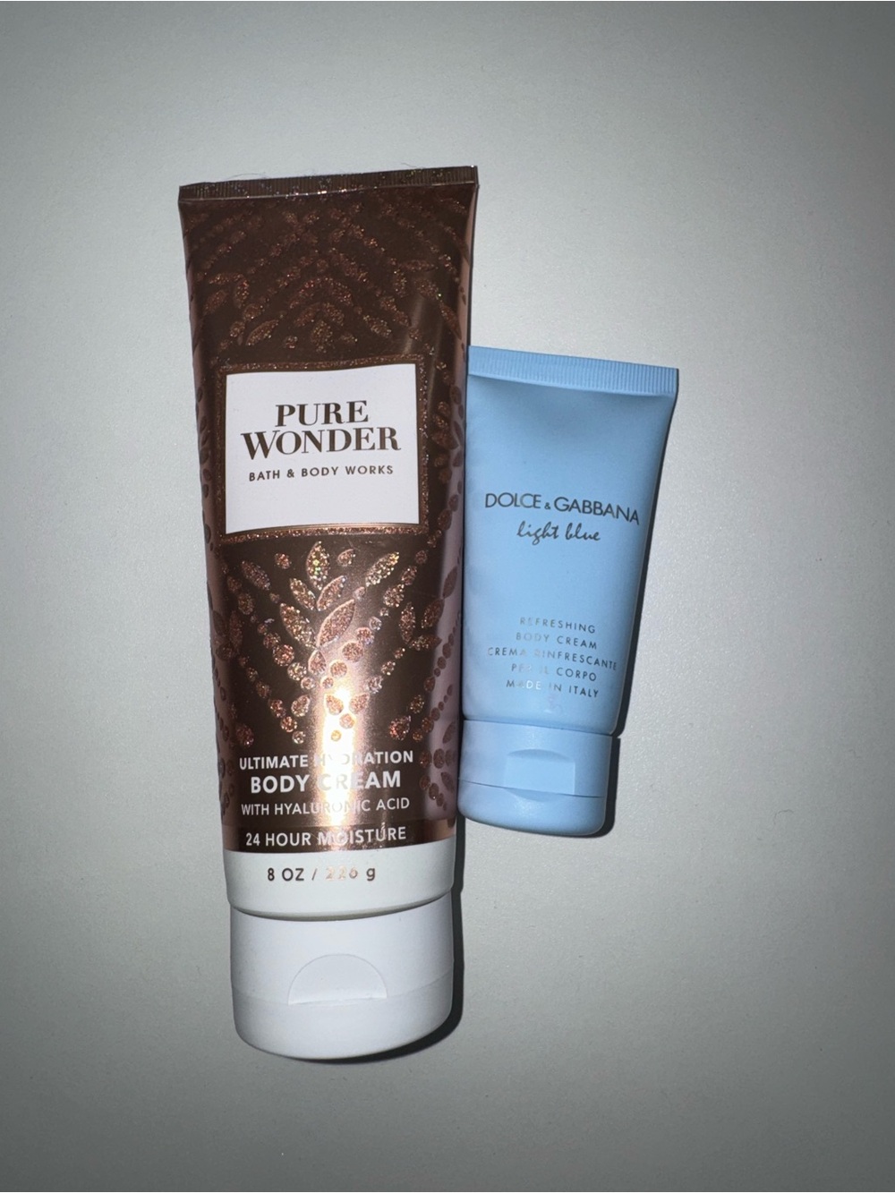 🆕 Dolce & Gabbana light blue - Bath & Body Works Pure Wonder - Body Cream Bundle